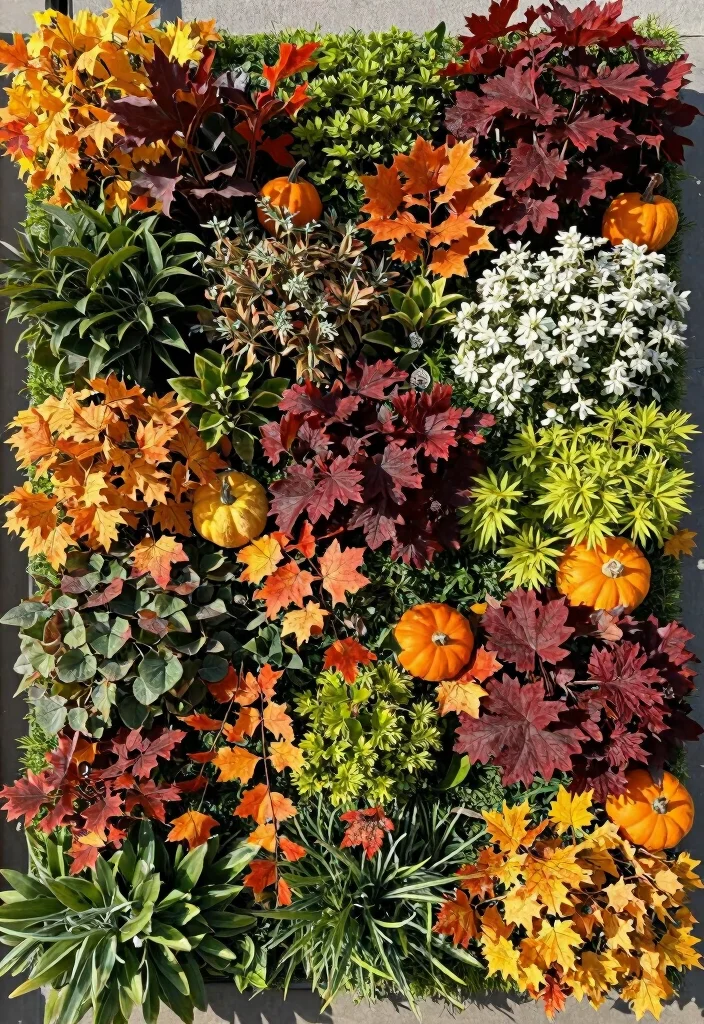 17 Vertical Garden Wall Planter Ideas That Save Space - 17. Wall Planters with Seasonal Themes 1