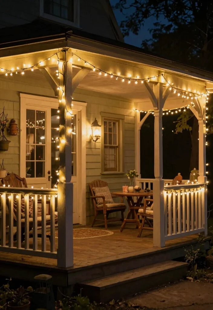 17 Vintage Porch Decor Ideas With Timeless Appeal 14 17 Vintage Porch Decor Ideas With Timeless Appeal - 14. String Lights 1