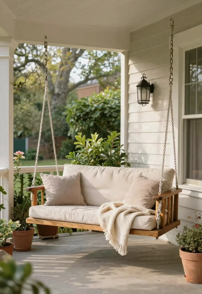 17 Vintage Porch Decor Ideas With Timeless Appeal 16 17 Vintage Porch Decor Ideas With Timeless Appeal - 16. Porch Swing 1