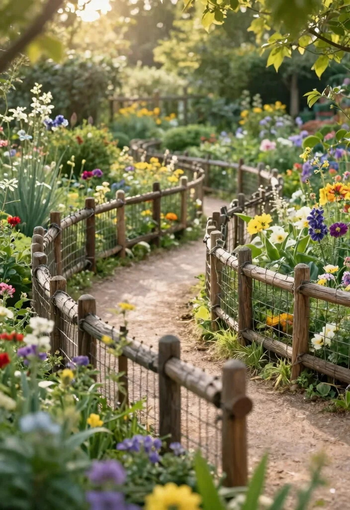 17 Wood and Wire Fence 2026 Trending Ideas With Rustic Appeal 11 17 Wood and Wire Fence 2026 Trending Ideas With Rustic Appeal - 11. Curved Rustic Fence 1