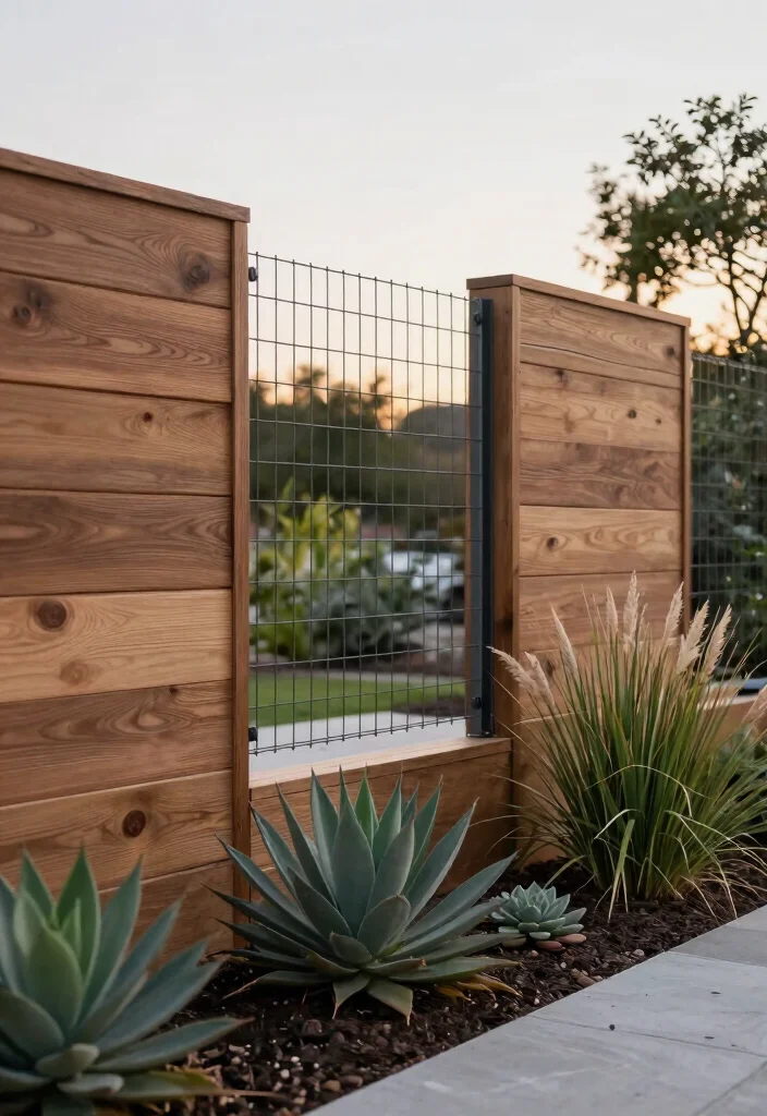 17 Wood and Wire Fence 2026 Trending Ideas With Rustic Appeal 2 17 Wood and Wire Fence 2026 Trending Ideas With Rustic Appeal - 2. Modern Rustic Fusion 1
