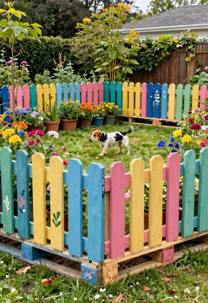 18 Dog Fence Ideas Backyards That Keep Pets Safe 9 18 Dog Fence Ideas Backyards That Keep Pets Safe - 9. DIY Pallet Fence 1