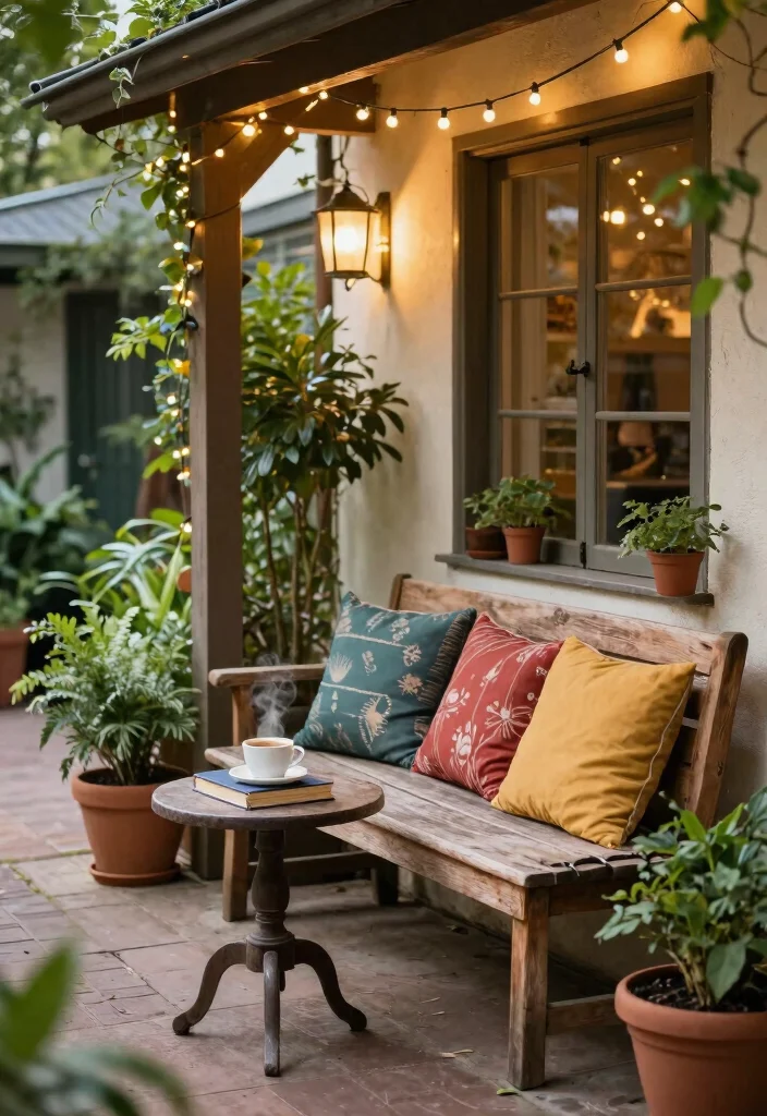 18 Front Porch Walkway Ideas That Welcome Beautifully 4 18 Front Porch Walkway Ideas That Welcome Beautifully - 4. Cozy Seating Area 1