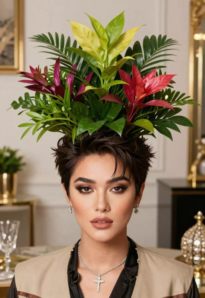 18 Head Planter Ideas With Artsy Garden Style - 18. The Celebrity Inspired Head Planter 1