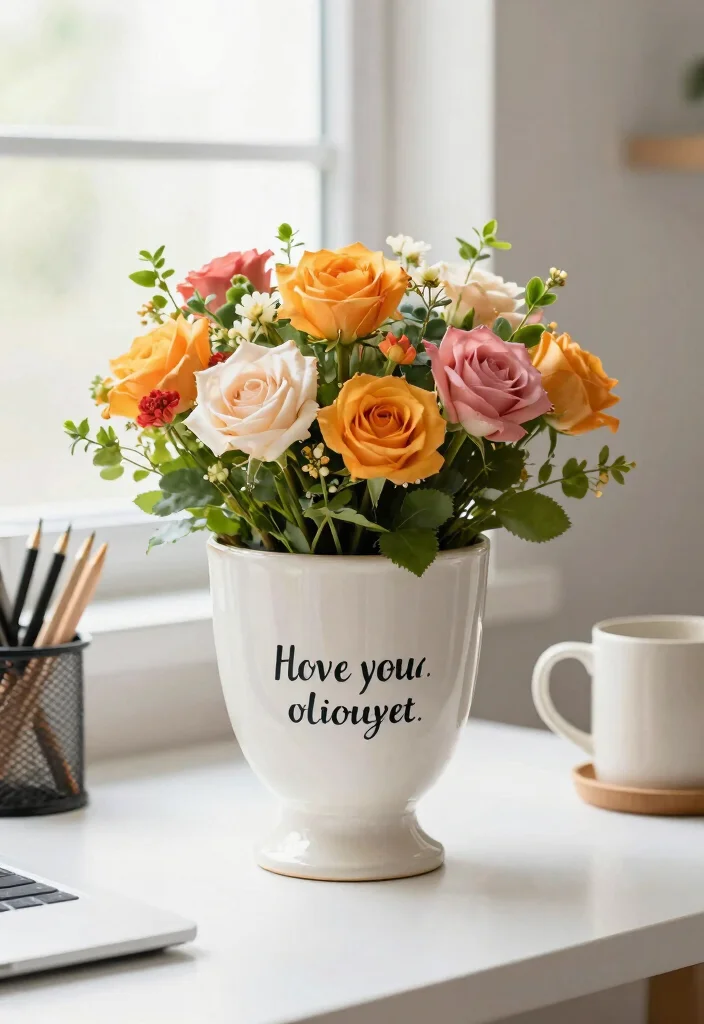 18 Head Planter Ideas With Artsy Garden Style - 7. The Inspirational Quote Planter 1