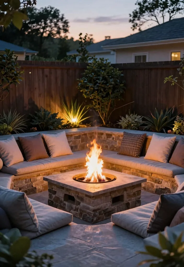 18 In Ground Fire Pit Ideas Backyard Designs Will Love - 3. Sunken Fire Pit 1
