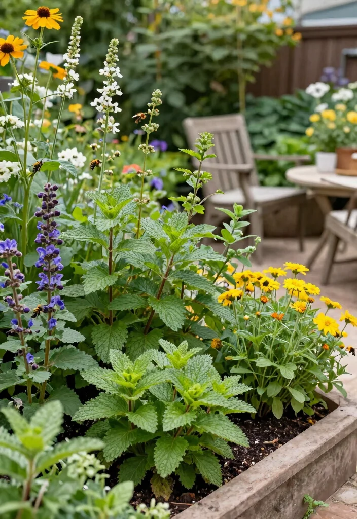 18 Patio Herb Garden Ideas With Fresh Green Vibes 12 18 Patio Herb Garden Ideas With Fresh Green Vibes - 12. Patio Herb Garden with Native Plants 1