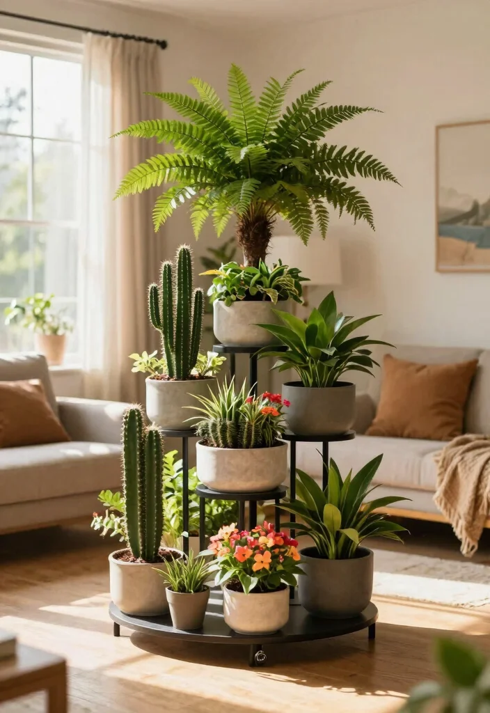 18 Planter With Stand Ideas That Elevate Your Greenery - 6. Multi-Tiered Stands 1