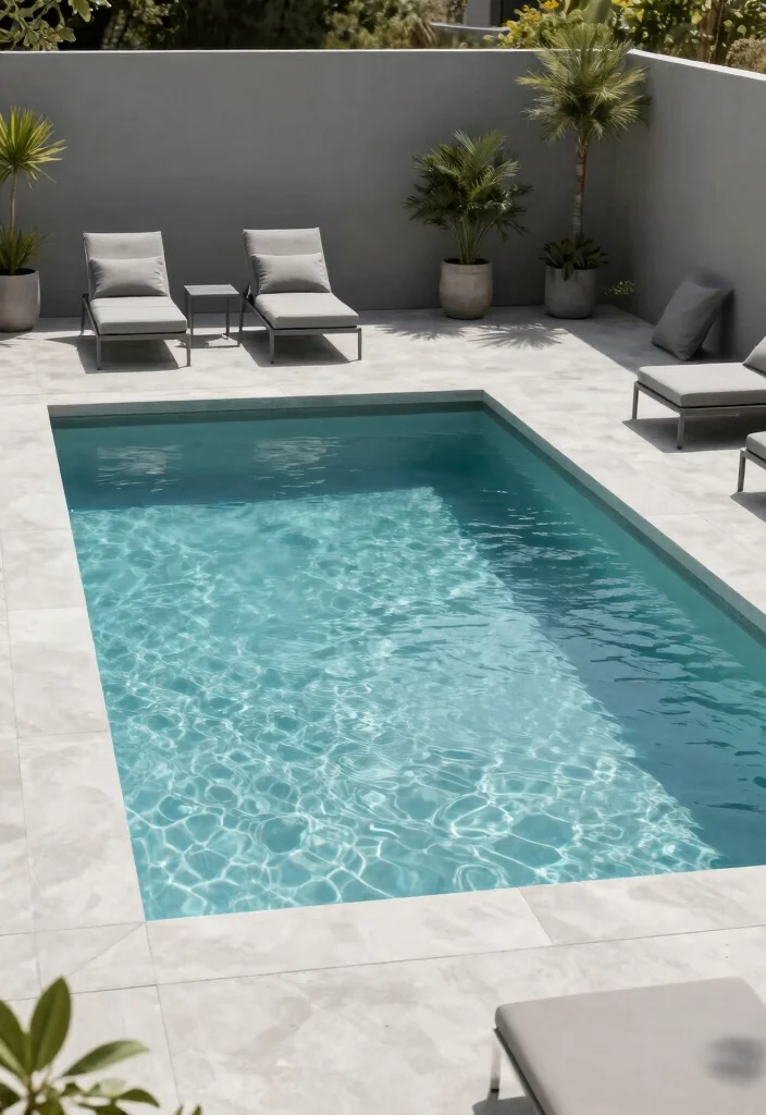 18 Pool Backyard Ideas That Elevate Your Outdoor Living - 1. Modern Minimalism 1