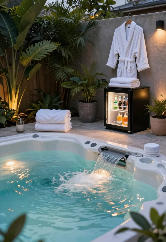 18 Pool Backyard Ideas That Elevate Your Outdoor Living - 16. Luxury Spa Experience 1