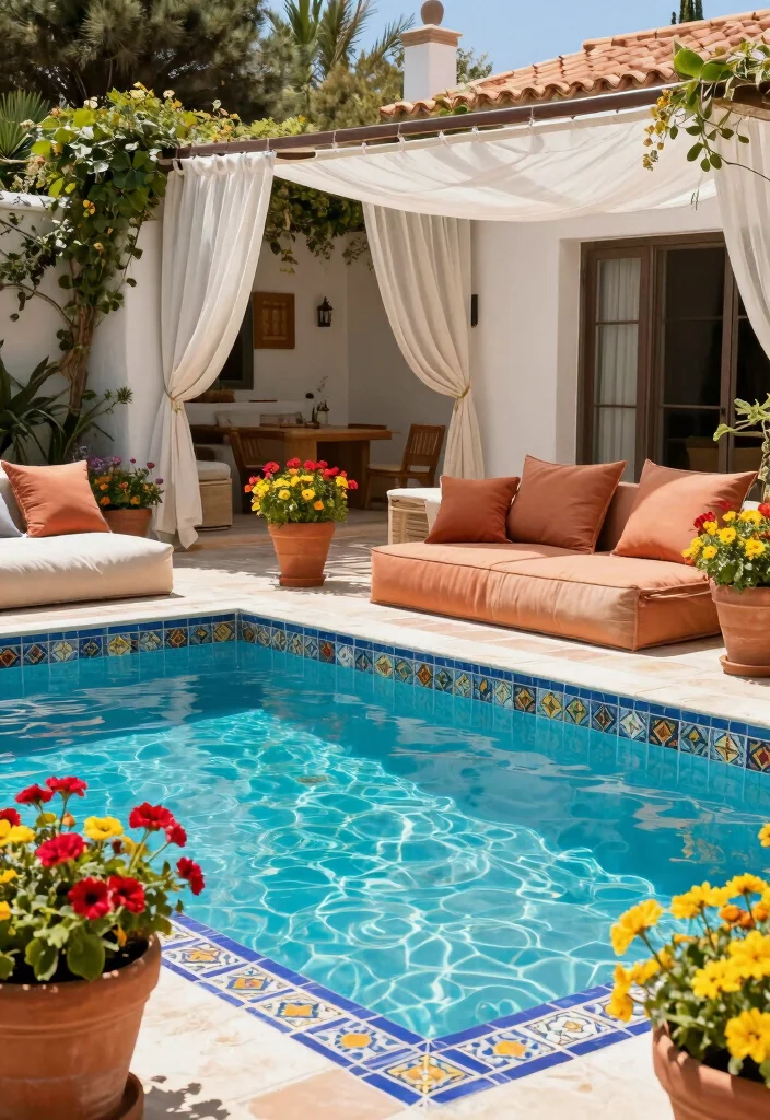 18 Pool Backyard Ideas That Elevate Your Outdoor Living - 7. Mediterranean Bliss 1