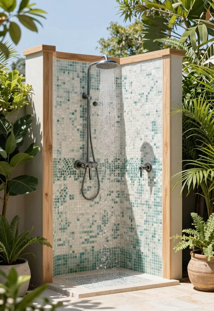 18 Swimming Pools Backyard 2026 Trending Ideas That Feel Like a Private Resort - 17. Outdoor Showers 1