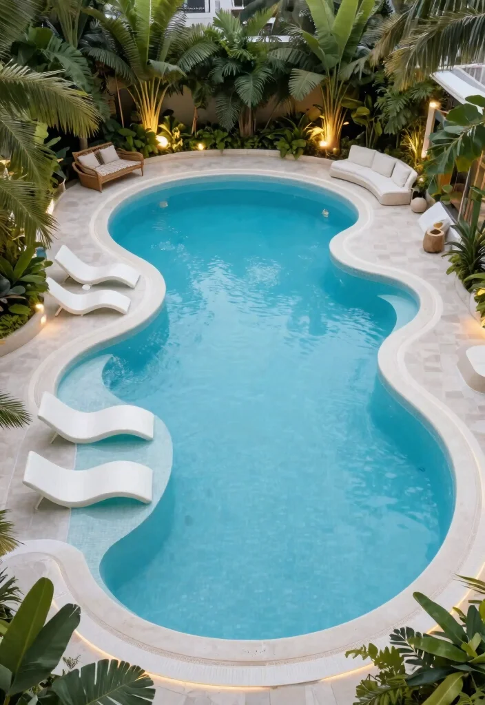 18 Swimming Pools Backyard 2026 Trending Ideas That Feel Like a Private Resort - 9. Custom Shapes and Designs 1