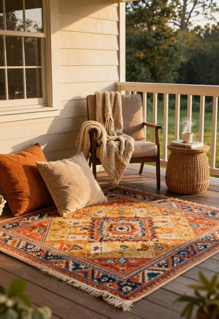 18 Three Season Porch Ideas That Maximize Comfort 3 18 Three Season Porch Ideas That Maximize Comfort - 3. Cozy Textiles for Comfort 1