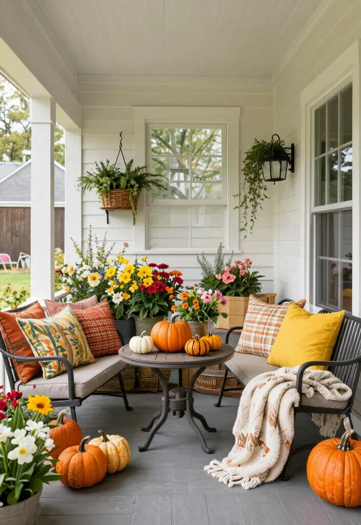 18 Three Season Porch Ideas That Maximize Comfort 9 18 Three Season Porch Ideas That Maximize Comfort - 9. Seasonal Decor Switch-Up 1