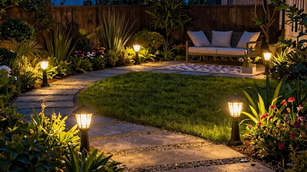 12 Lamp Post Landscaping Ideas That Boost Curb Appeal at Night