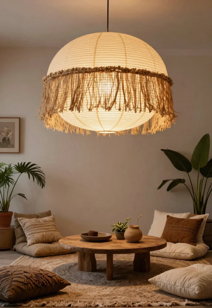 12 Paper Lamp Shade Ideas That Look High-End and Handmade - 2. Boho Chic Shades 1