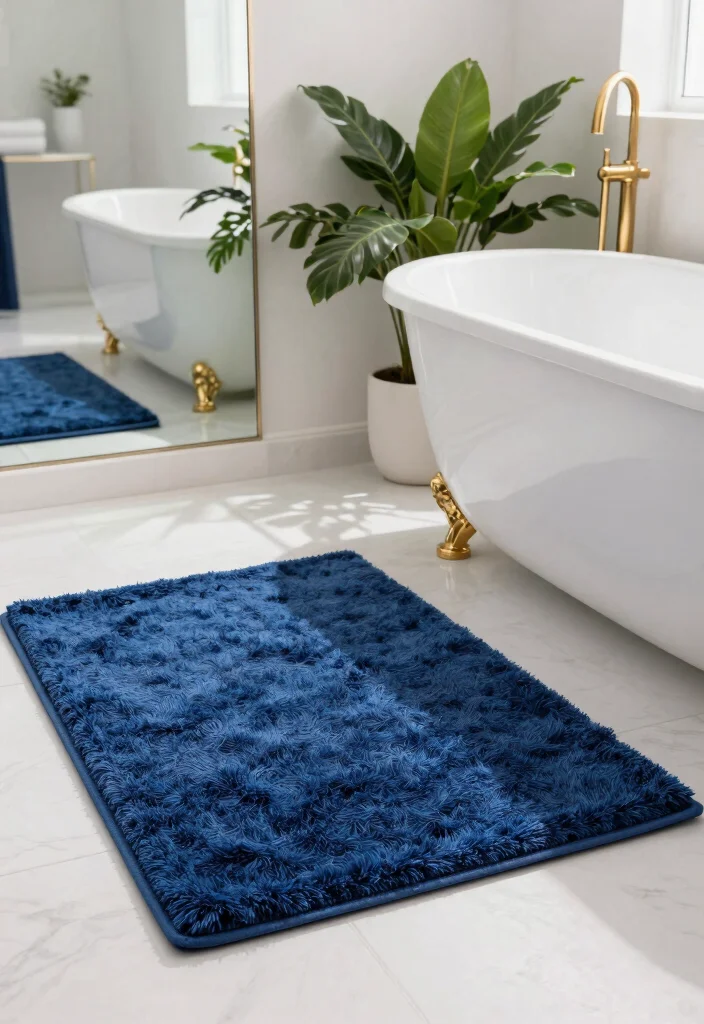 14 Bathroom Area Rug Options That Absorb Water and Dry Quickly - 1. Luxurious Microfiber Mats 1