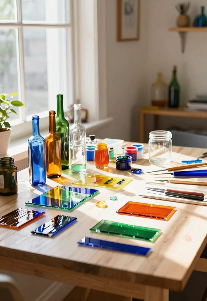 14 Glass Wall Art Ideas That Catch Light and Add Dimension - 14. DIY Glass Art Projects 1
