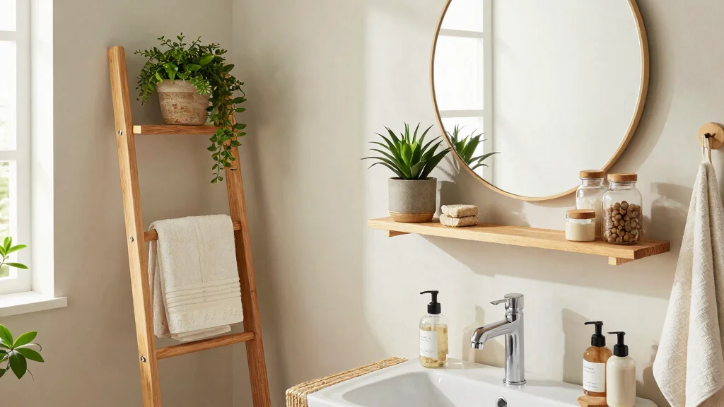 14 Small Bathroom Shelf Ideas That Don't Need Drilling or Studs