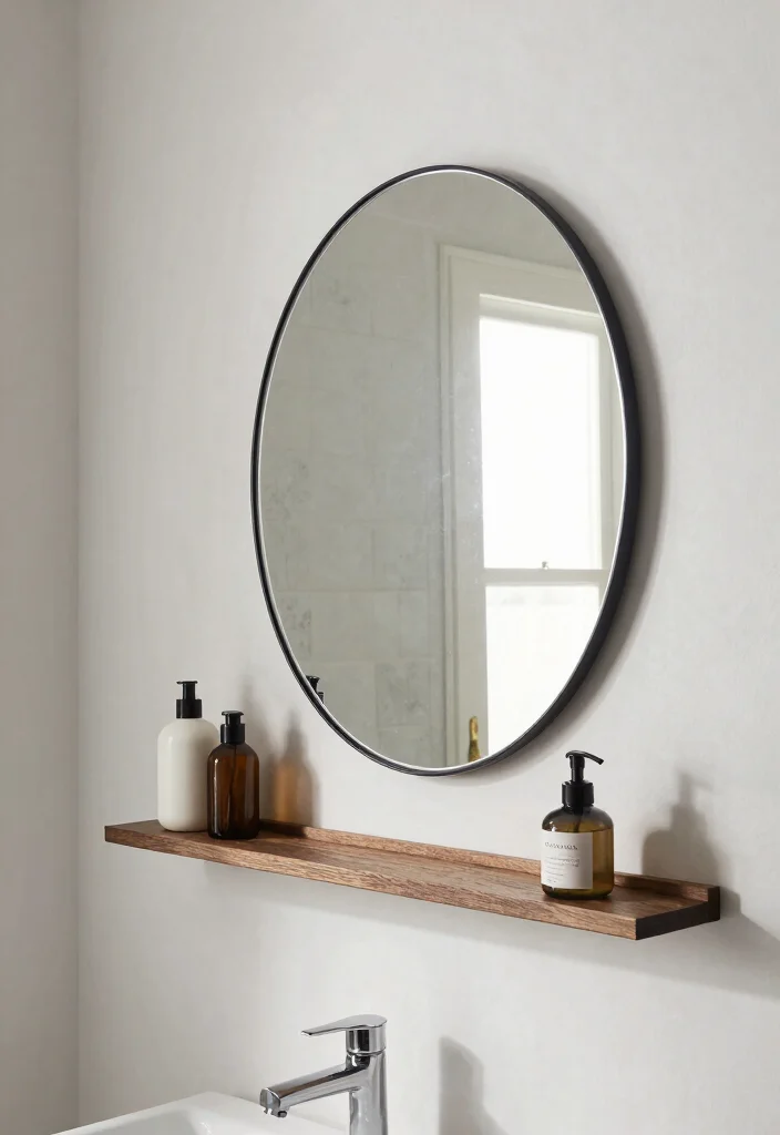 15 Bathroom Mirror With Shelves Ideas That Add Storage Fast - 15. Creative Arrangement Ideas 1