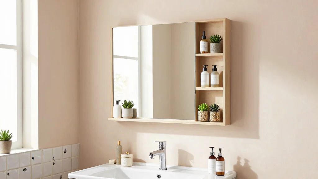 15 Bathroom Mirror With Shelves Ideas That Add Storage Fast