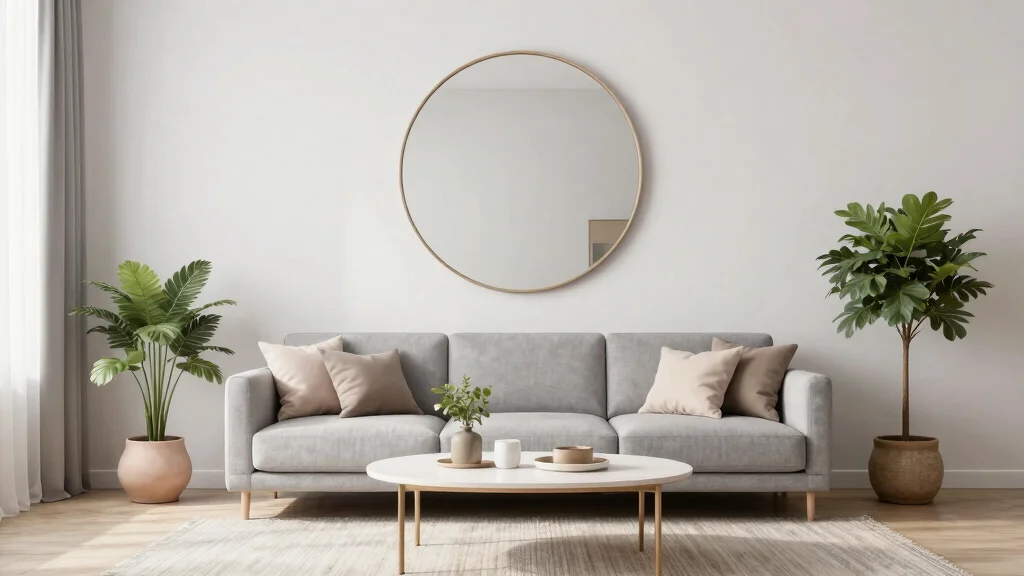 15 Circle Mirrors on Wall Living Room Ideas That Make Small Spaces Feel Bigger
