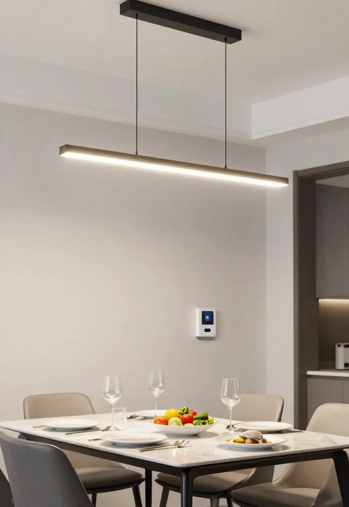 15 Dining Pendant Light Concepts That Center the Table Perfectly - 5. Eco-Friendly LED Designs 1