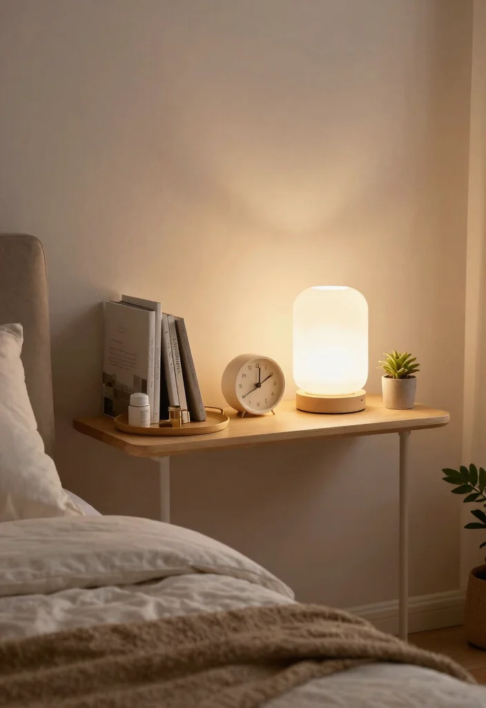 15 Floating Shelf Decor Bedroom Ideas That Stay Styled and Uncluttered - 4. Cozy Bedside Shelf 1