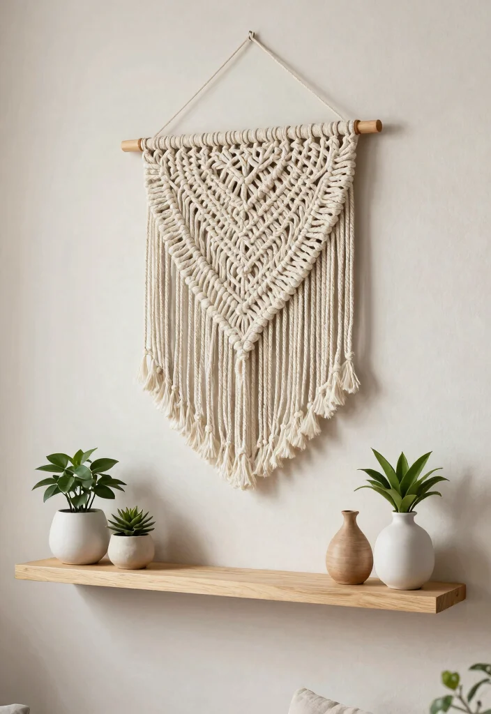 15 Floating Shelf Decor Bedroom Ideas That Stay Styled and Uncluttered - 8. Textured Wall Art 1