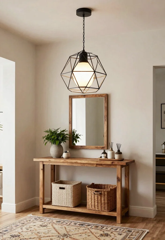 15 IKEA Pendant Light Ideas That Look High-End on a Budget - 1. A Statement Pendant in the Entryway 1
