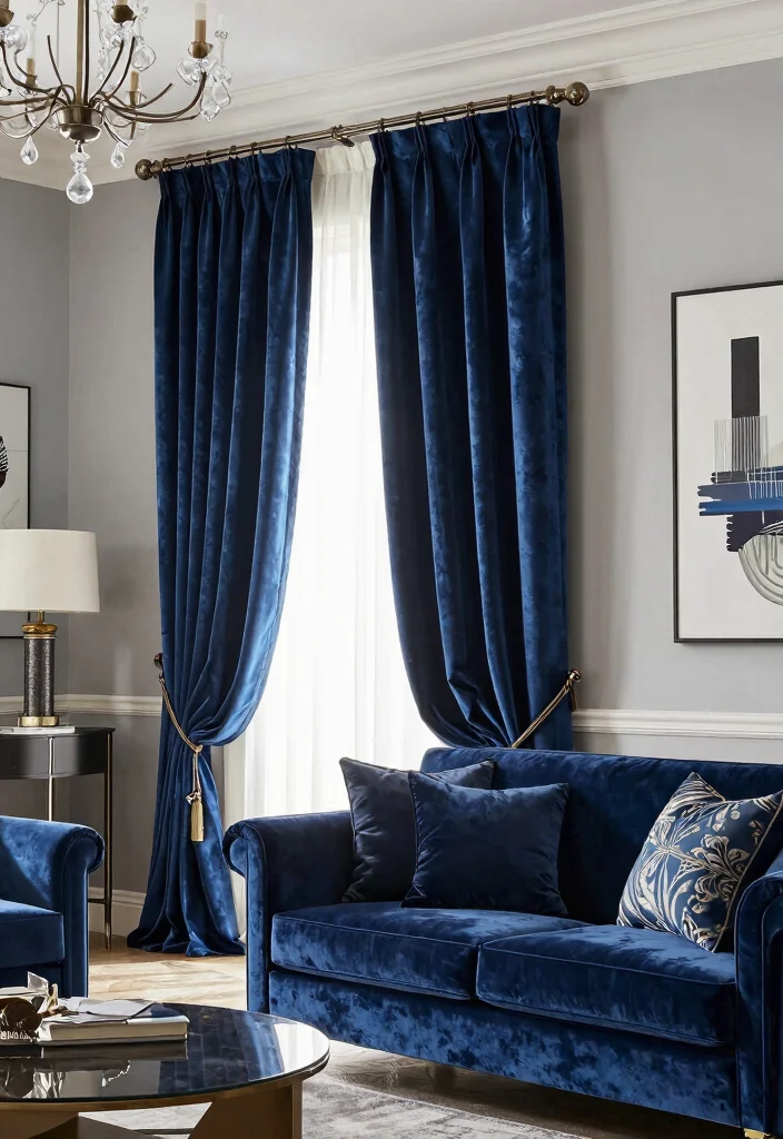 15 Living Room Decor Curtains on a Budget That Look Custom - 5. Faux Silk Drapes 1