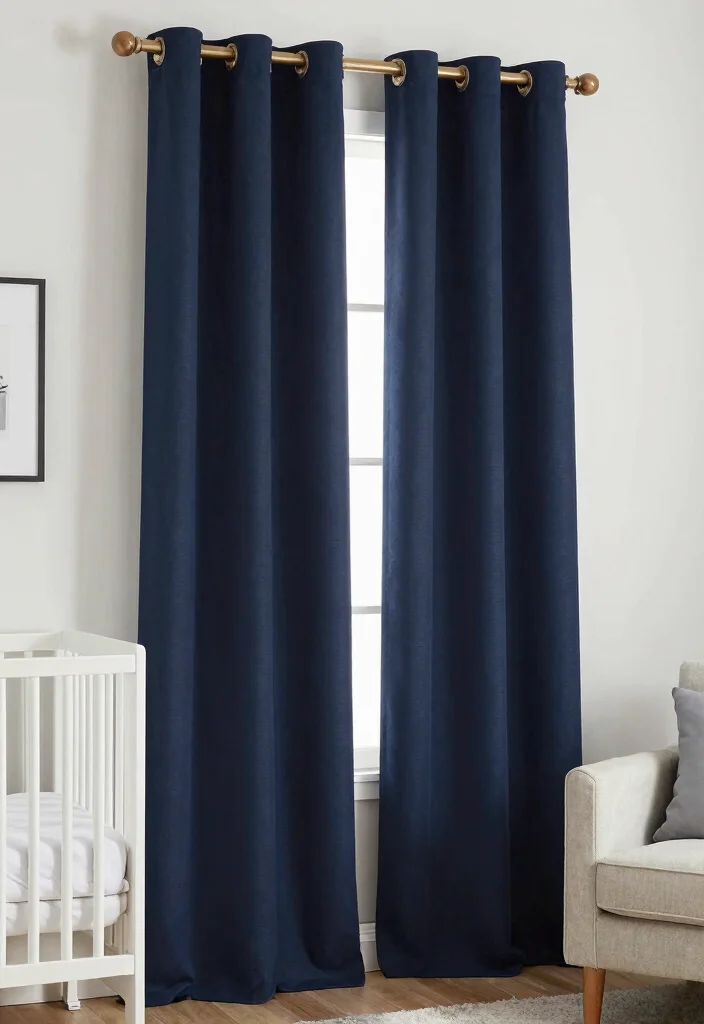 15 Nursery Blackout Curtains That Actually Block All Light - 1. The Classic Blackout Curtain 1