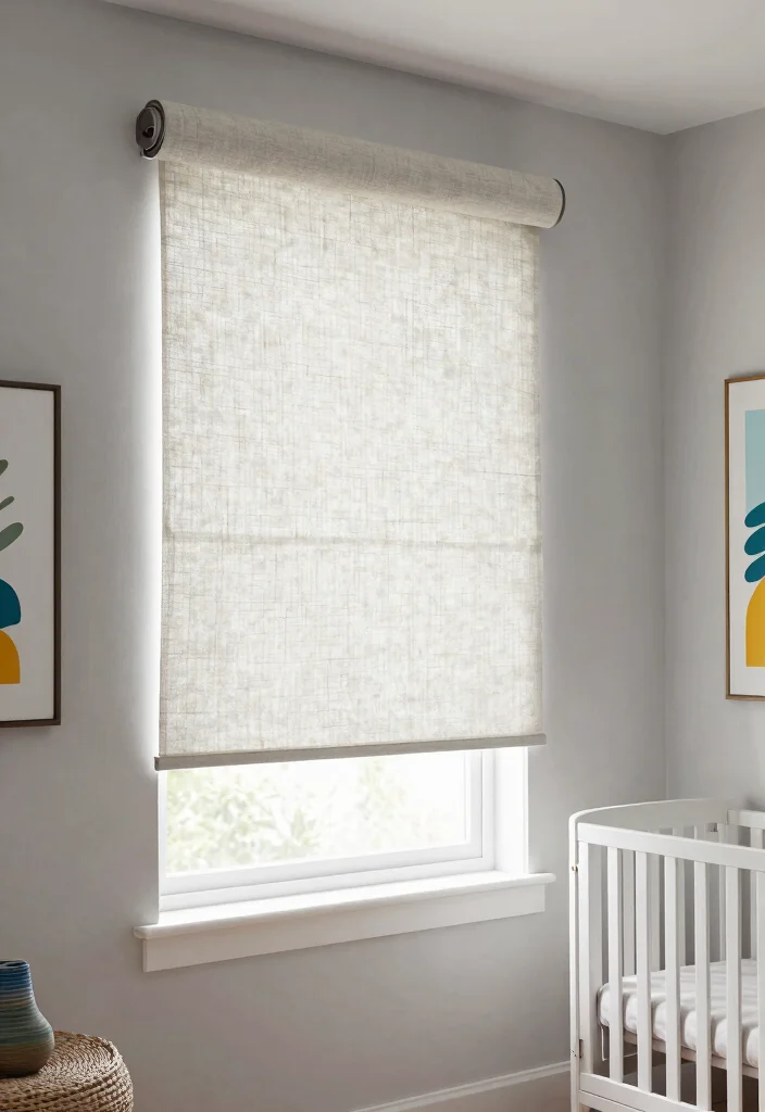 15 Nursery Blackout Curtains That Actually Block All Light - 3. Light-Blocking Roller Shades 1