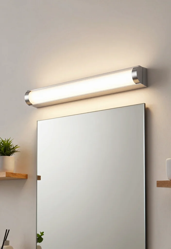 15 Small Bathroom Vanity Lights Over Mirror That Brighten Without Glare - 1. Sleek LED Bar Lights 1