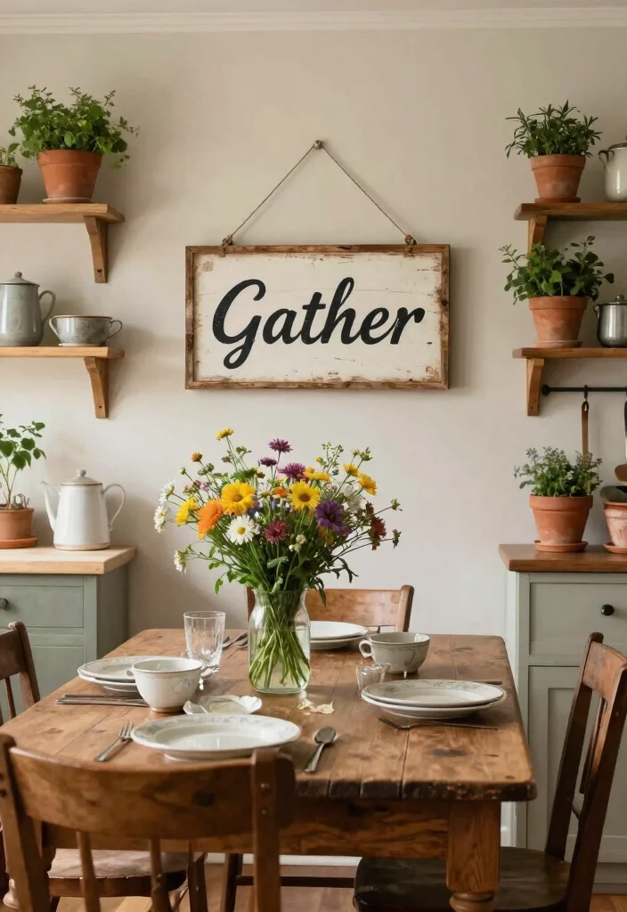 15 Vintage Wall Decor Finds That Look Authentic Without Thrift Store Hunting - 11. Rustic Farmhouse Signs 1