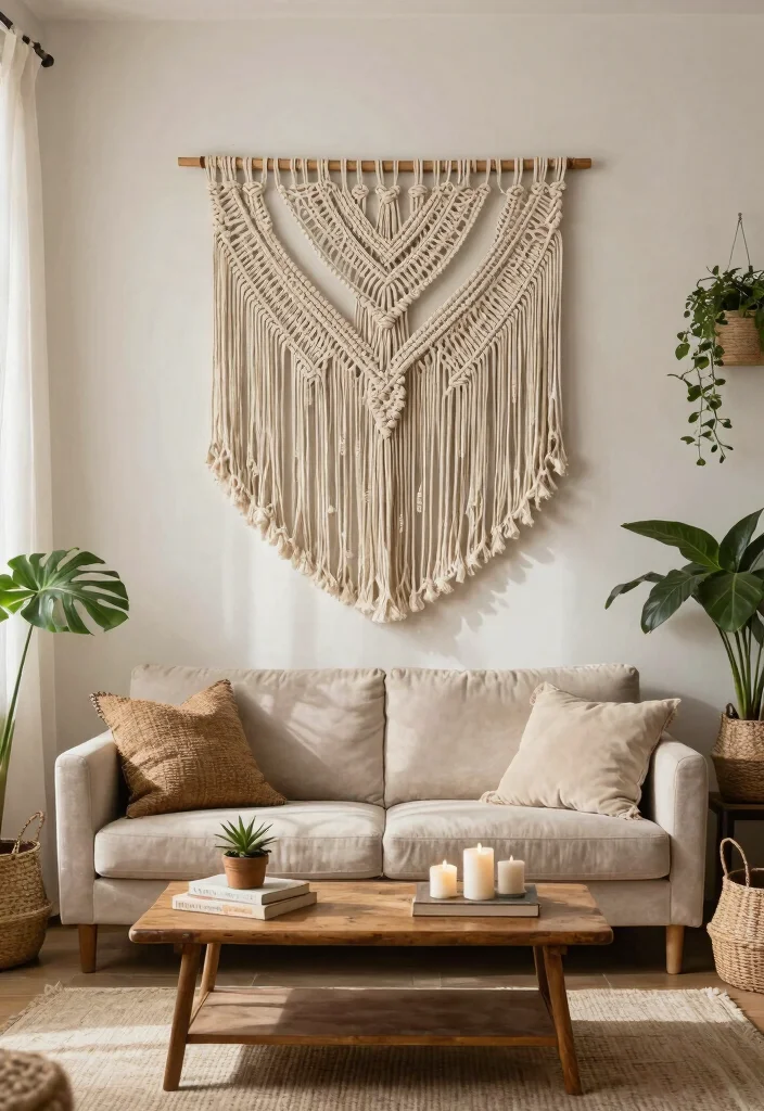 15 Vintage Wall Decor Finds That Look Authentic Without Thrift Store Hunting - 13. Bohemian Macramé Art 1