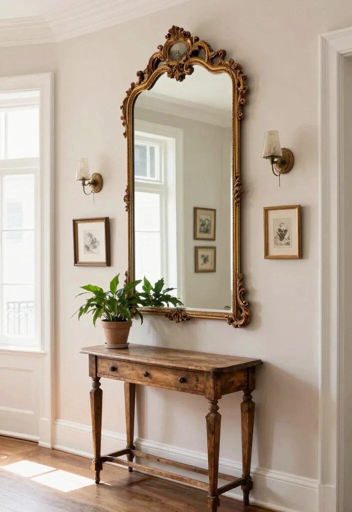 15 Vintage Wall Decor Finds That Look Authentic Without Thrift Store Hunting - 2. Antique Mirrors 1