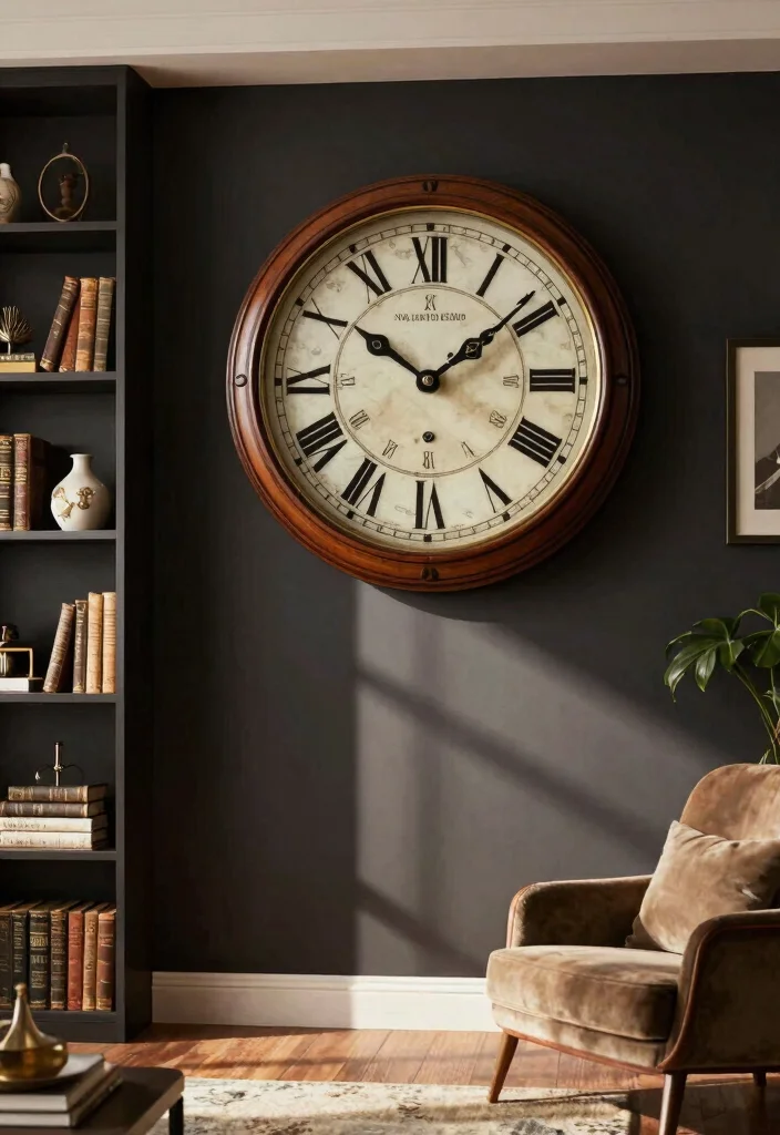 15 Vintage Wall Decor Finds That Look Authentic Without Thrift Store Hunting - 6. Vintage-Style Clocks 1