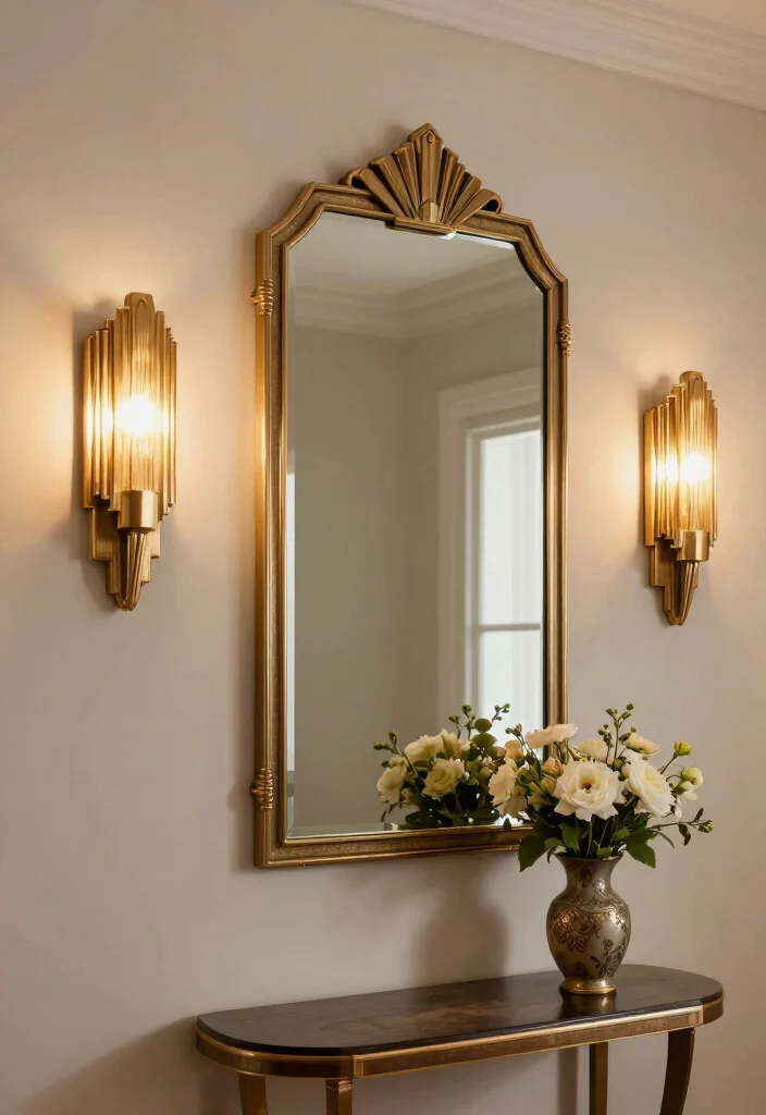 15 Vintage Wall Decor Finds That Look Authentic Without Thrift Store Hunting - 8. Art Deco Style Wall Sconces 1