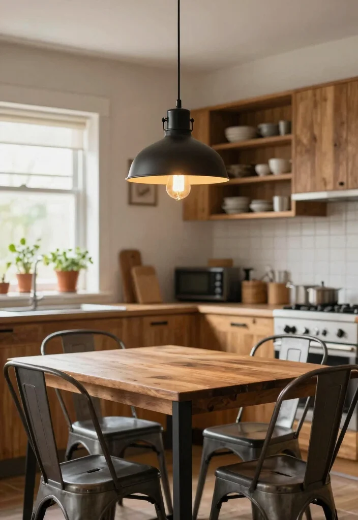 15 Wall Pendant Lights for Small Spaces That Don't Need Hardwiring - 1. Industrial Chic Pendant Light 1