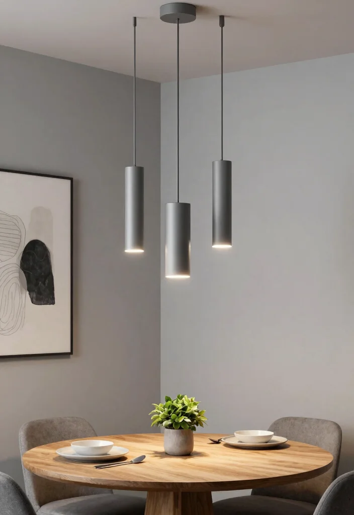 15 Wall Pendant Lights for Small Spaces That Don't Need Hardwiring - 4. Minimalist Cylinder Pendant Light 1