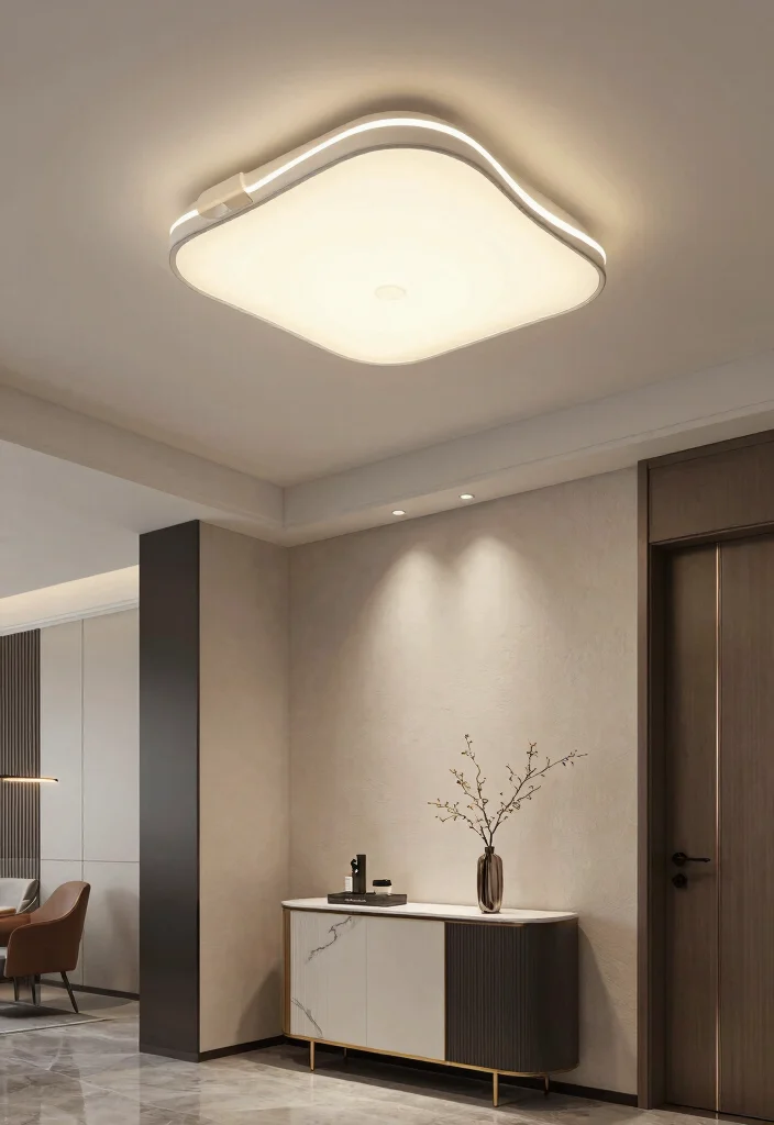 18 Ceiling Lamp Design Ideas for Low Ceilings That Don't Hang Down - 18. Customized Lighting Solutions 1