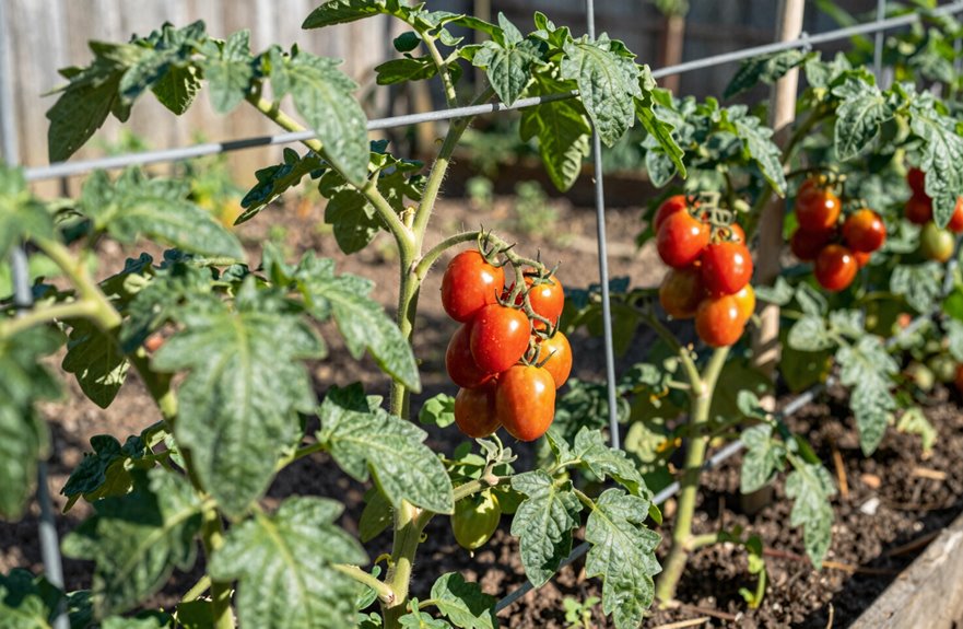 cherry tomatoes need early trellising