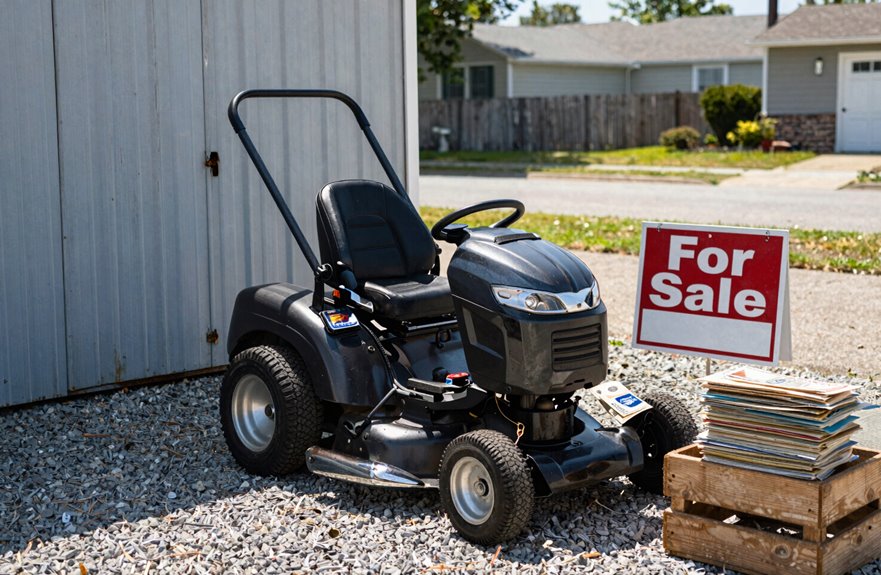 7 Ways to Get Rid of Your Riding Lawn Mower 3 clean mower premium timing fast sale