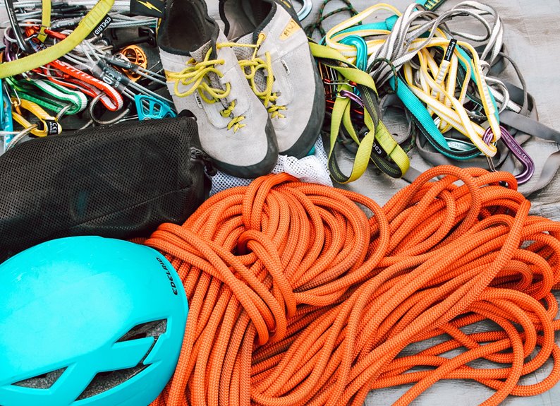 climbers require support systems