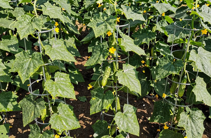 cucumbers cage size matters