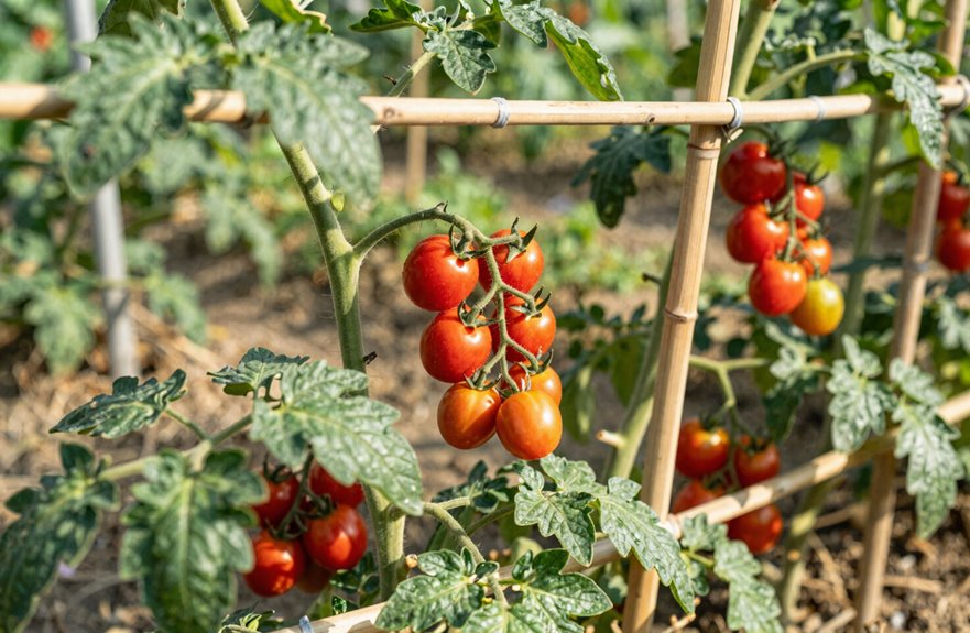 determinate vs indeterminate tomato supports