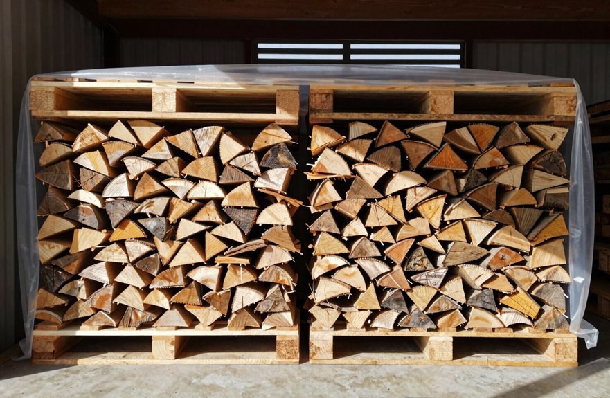 How to Store Firewood in a Shed Without Damage 3 elevate firewood on pallets