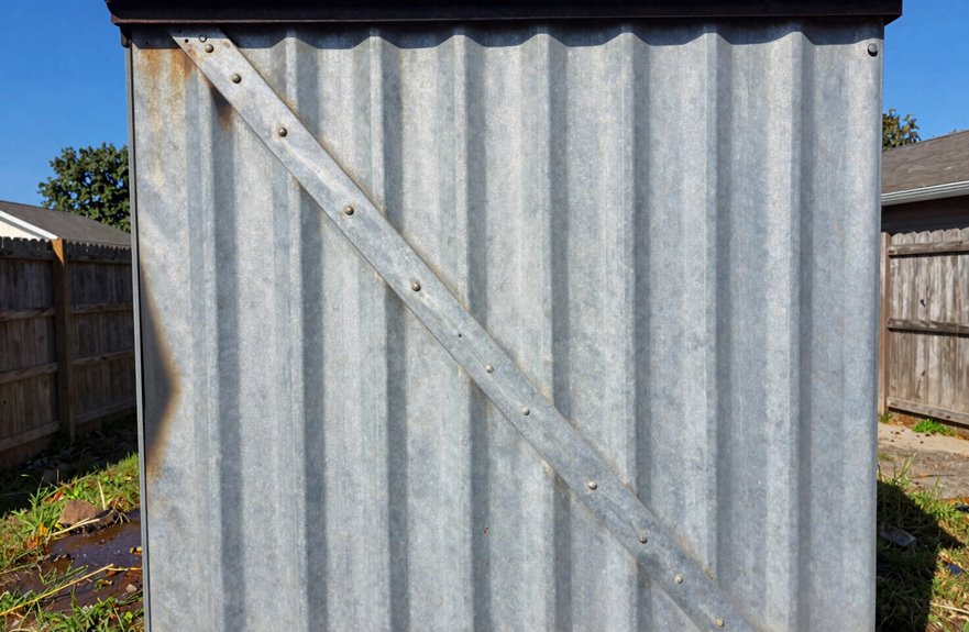 fireproof pest deterrent rot free metal shed